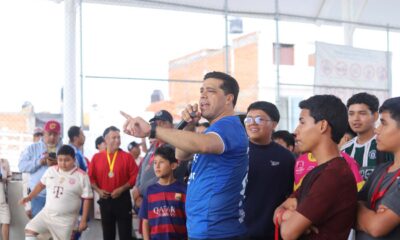 Clausura Leo Montañez primer torneo fútbol 7 “más retas menos riñas” en parque Cultura Maya