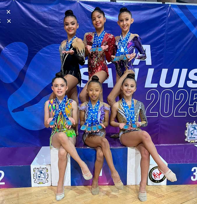 Gimnastas de Kalinka brillan a nivel nacional
