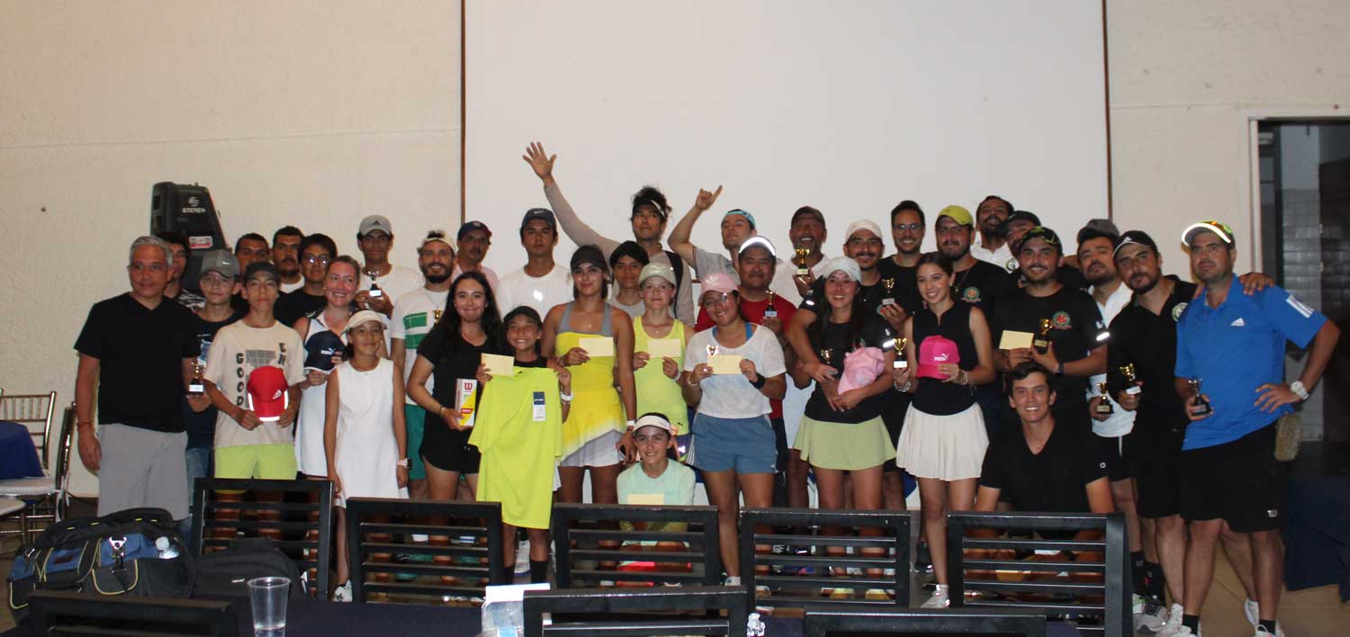 Premian a los ganadores de la 2da etapa de la Copa Pulgas Pandas de Tenis 2025