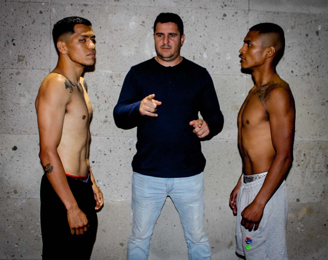 Se lleva a cabo el pesaje de la función de box de la Copa Chicahuales 2025