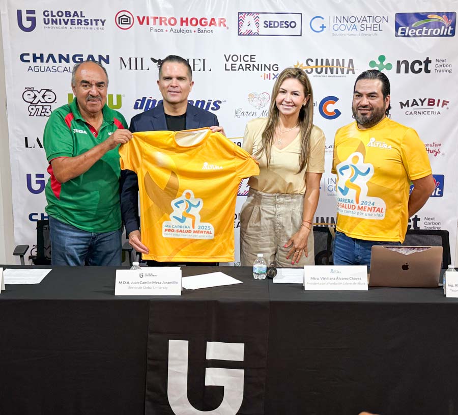 21 de septiembre la carrera Pro Salud Mental en Aguascalientes