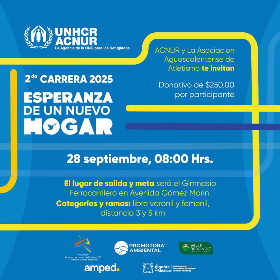 Abren inscripciones para la 2da carrera “Esperanza de un nuevo Hogar” de ACNUR