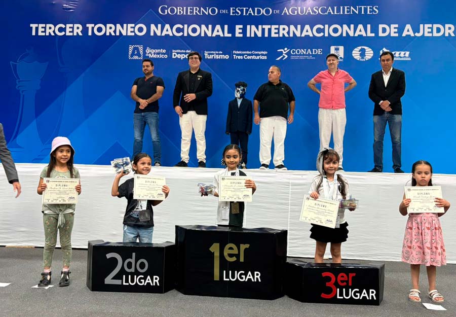 Ajedrecistas de Aguascalientes estarán en el Mundial Infantil 2026