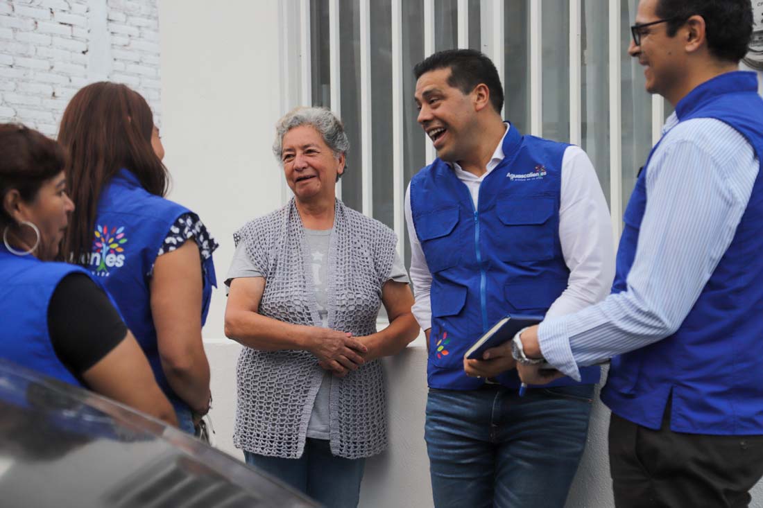 Autoridades municipales de Aguascalientes escuchan y atienden a vecinos de Vistas de Oriente