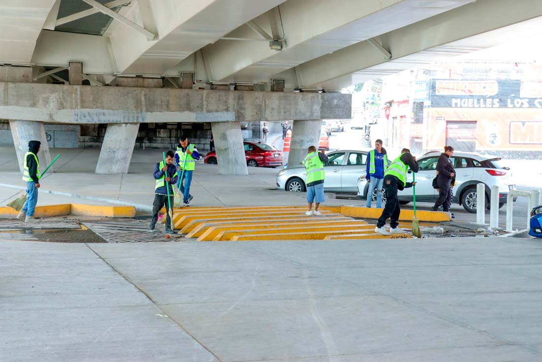 Continúa Servicios Públicos con acciones de limpieza y prevención de riesgos en temporada de lluvias