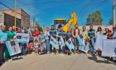 Dan banderazo de arranque a obra de rehabilitación de red hidráulica en la colonia benigno chávez de Jesús María