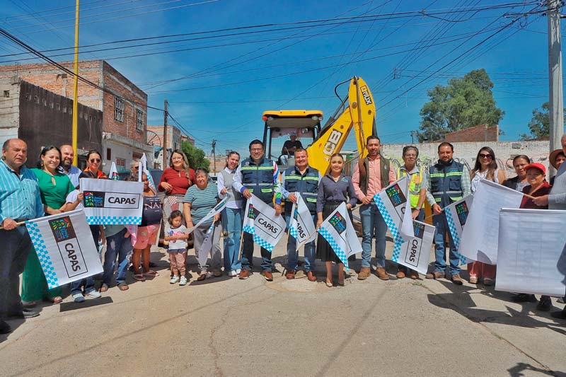Dan banderazo de arranque a obra de rehabilitación de red hidráulica en la colonia benigno chávez de Jesús María