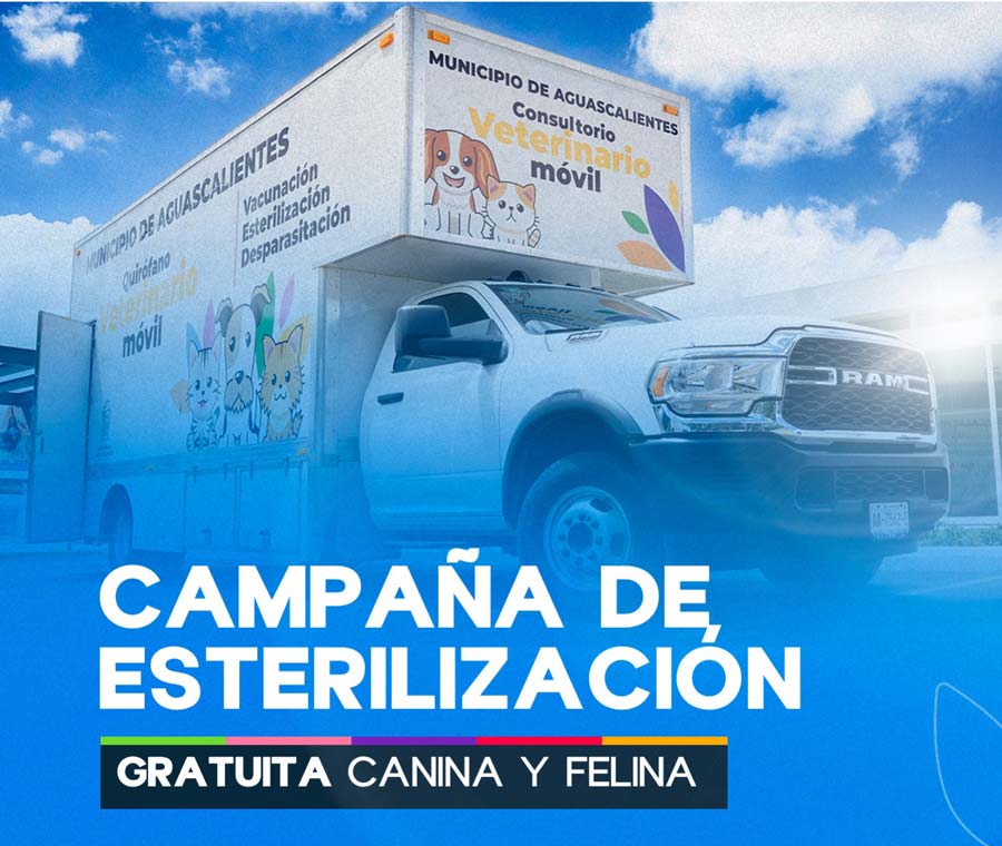 El quirófano veterinario móvil de Aguascalientes llega a Peñuelas y a la Delegación Pozo Bravo