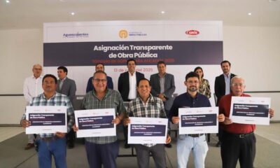 Encabeza Leo Montañez asignación transparente de obra pública