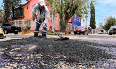 Intensifica obras públicas municipales trabajos de bacheo por temporada de lluvias
