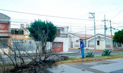 Leo Montañez atento a las afectaciones por intensas lluvias en Aguascalientes