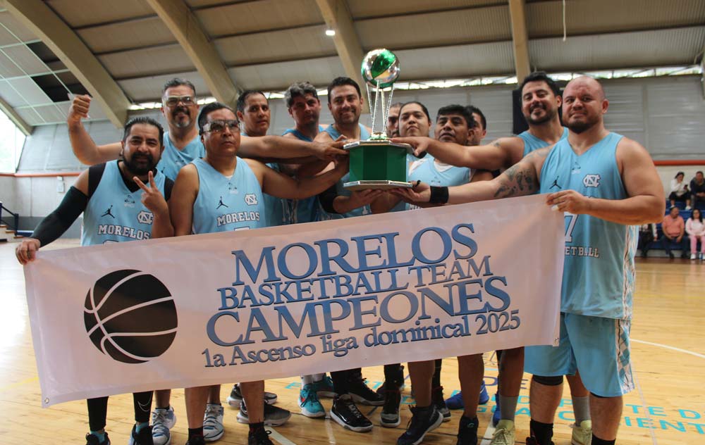 Morelos Basketball Team campeón de la Liga Dominical de basquetbol en Aguascalientes