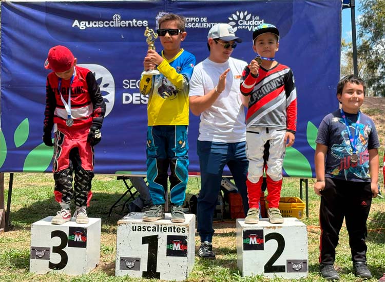 Municipio de Aguascalientes lleva a cabo la 3er etapa de la Copa Municipal 2025 de BMX Race Para Tod@s
