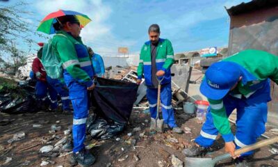 Municipio de Aguascalientes llevó a cabo operativo especial de limpieza en la Central de Abastos