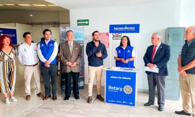 Municipio y Club Rotario ponen a disposición tinacos y calentadores solares
