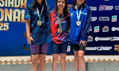Nadadores de Aguascalientes brillan en la Gimnasiada Nacional 2025