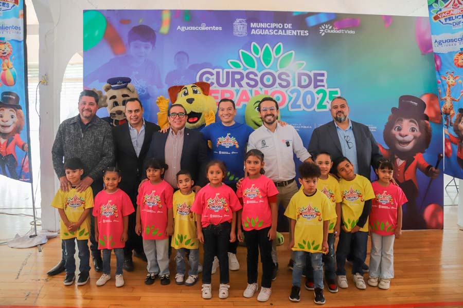 Presenta municipio de Aguascalientes oferta de cursos de verano 2025