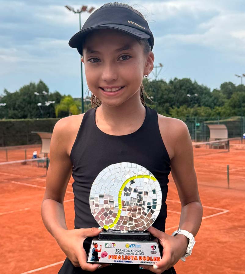 Tenista de Pulgas Pandas finalista en el Nacional de Verano 2025