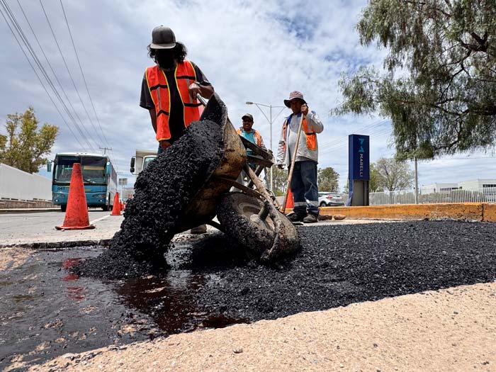 Trabajadores de la Secretaría de Obras Públicas
