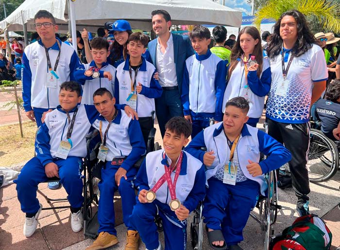 Aguascalientes acumula 39 medallas en la Natación de la Paralimpiada Nacional 2025