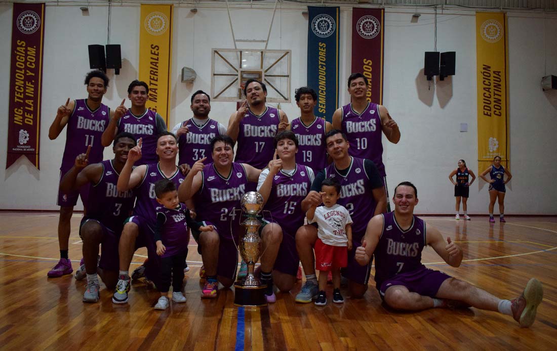 Bucks el nuevo campeón de Liga Mayor Dominical de Basquetbol en Aguascalientes