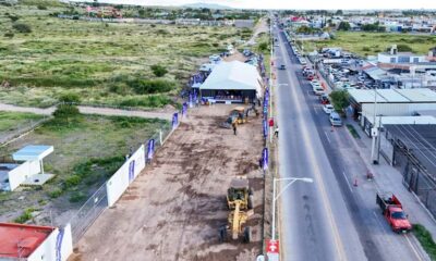 Comienza la rehabilitación con Concreto Hidráulico la avenida Héroe Inmortal en Aguascalientes