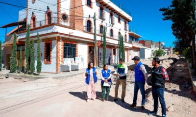 Constata Leo Montañez rehabilitación vial de calles el Salitre y el Ocote en Ojocaliente III