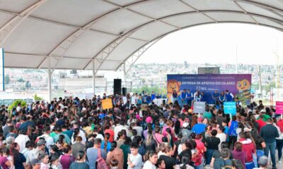 Continua la entrega de útiles escolares por parte de Tere Jiménez en Aguascalientes