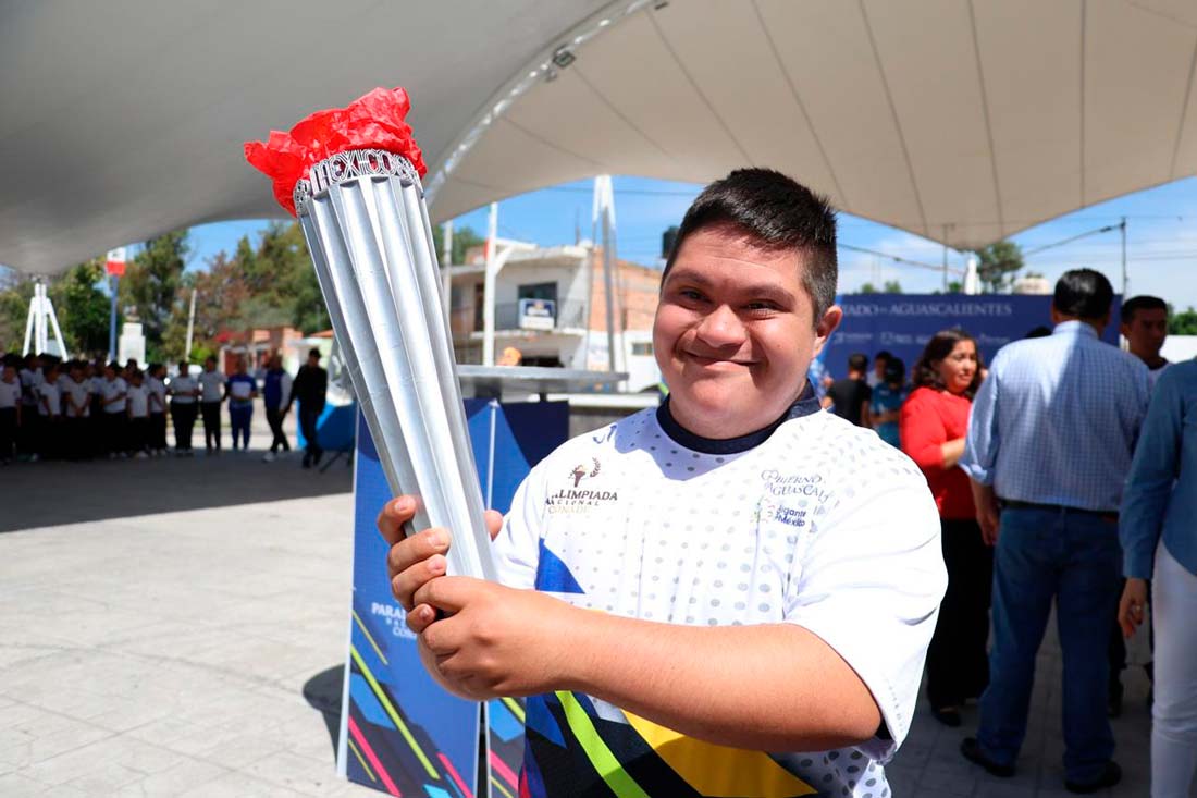El fuego de la Paralimpiada nacional 2025 llegó a Aguascalientes