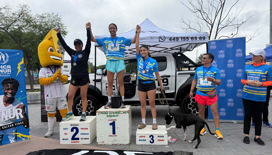 Se corre la 2da carrera Esperanza de un nuevo Hogar de ACNUR en Aguascalientes