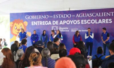 Tere Jiménez continua con la entrega de más de 72 mil apoyos escolares en todo el Estado