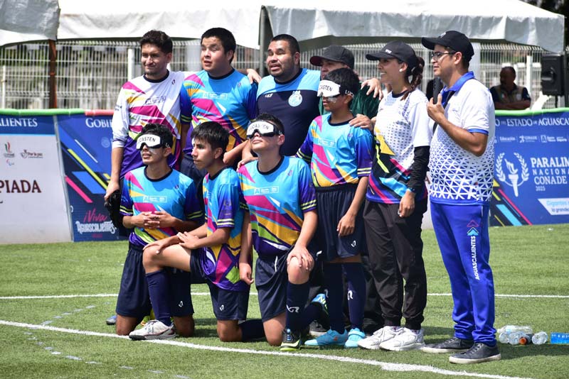 Aguascalientes en busca del bronce en el futbol para Ciegos de la Parilimpiada Nacional 2025