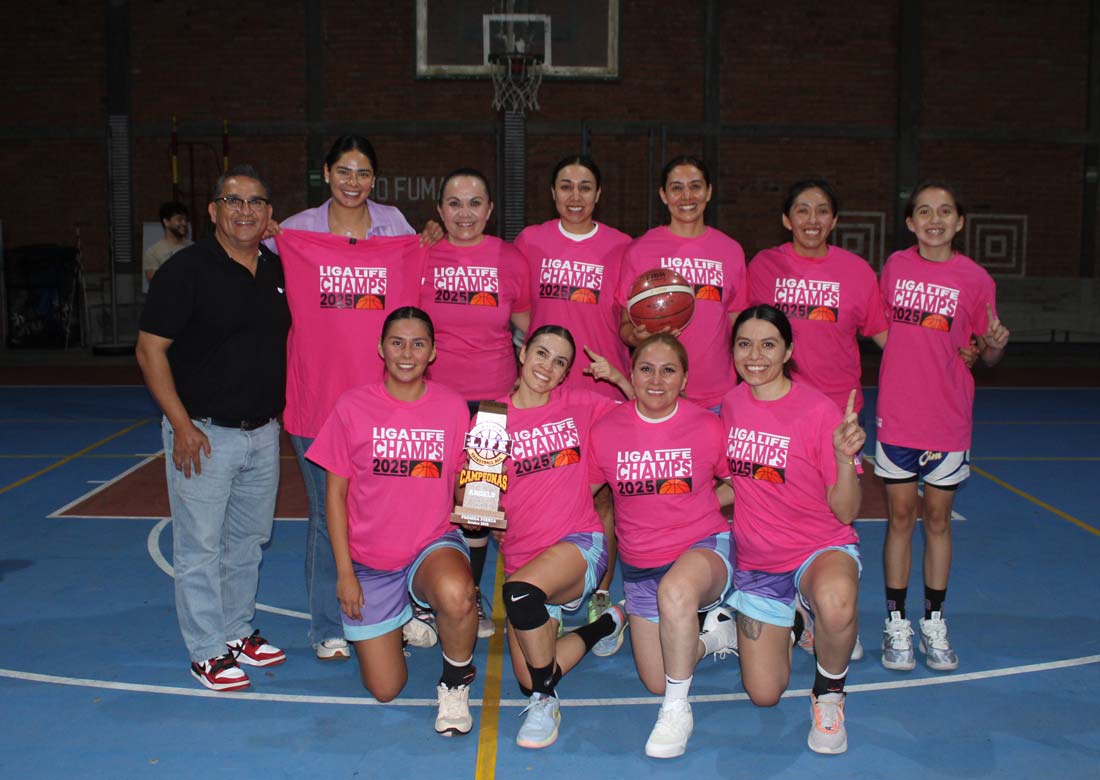 Angels campeón de Primera fuerza de la Liga Life de basquetbol Femenil