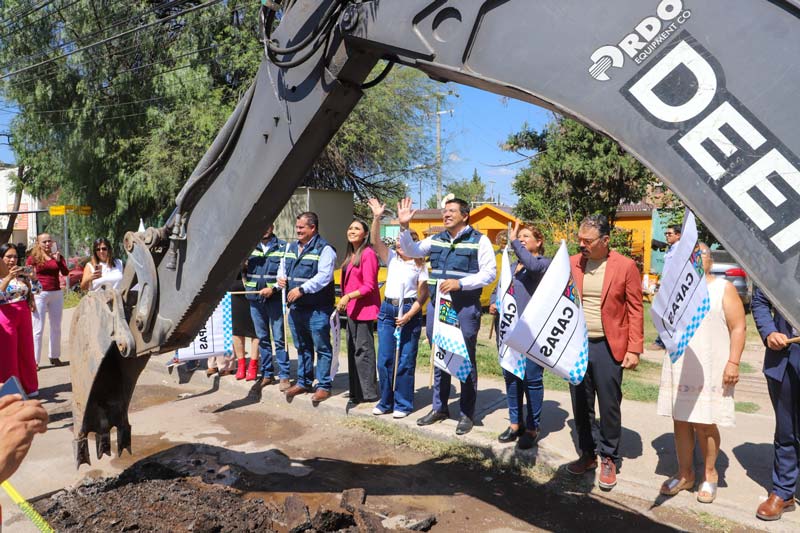 Arranca CAPAS dos importantes obras hidrosanitarias en la delegación Maravillas Jesús María