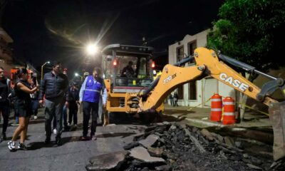 Arranca Leo Montañez rehabilitación de carpeta asfáltica de calle Vázquez del Mercado