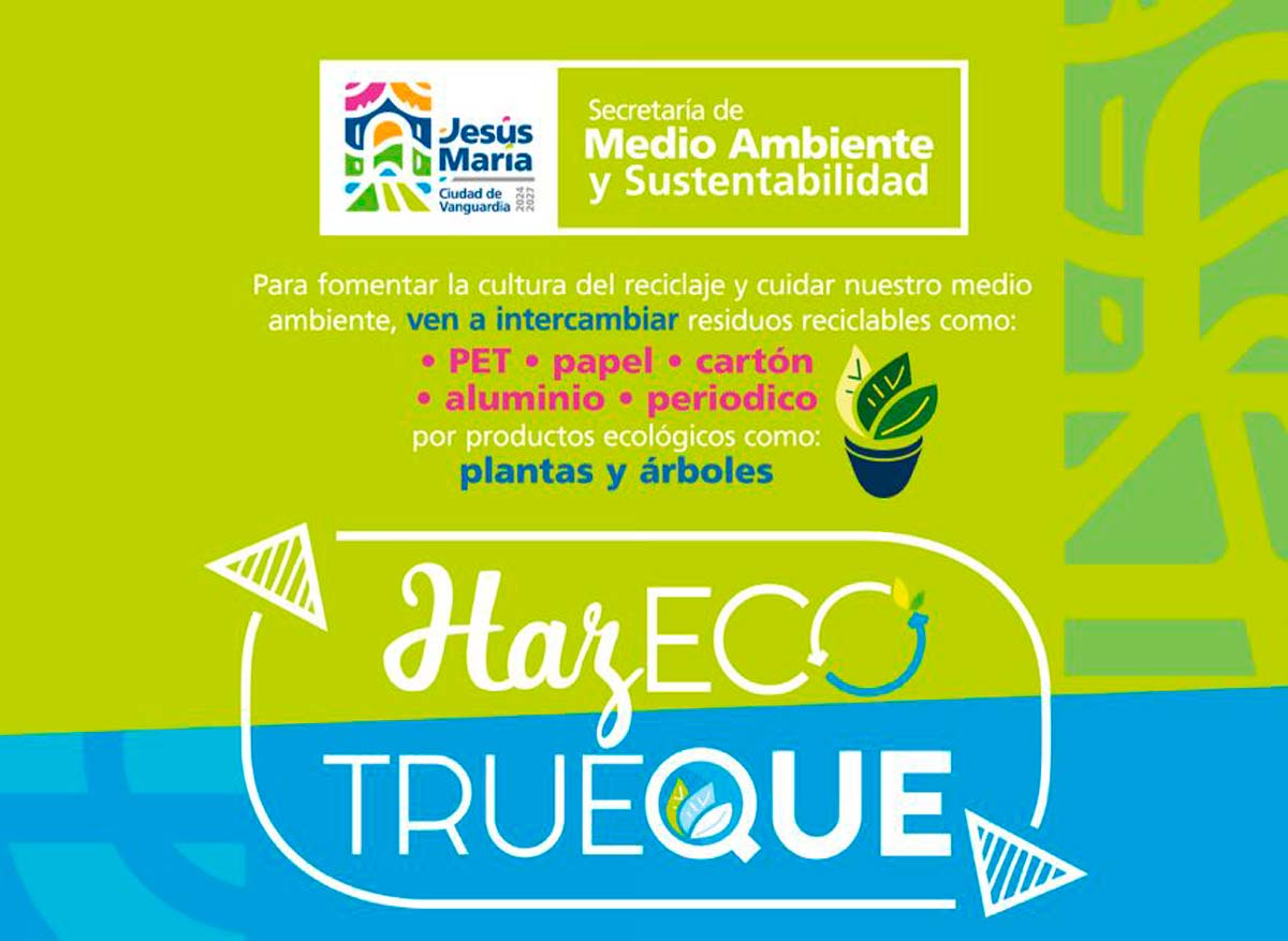 Casi dos toneladas y media de residuos se han recaudado con el eco trueque en Jesús María