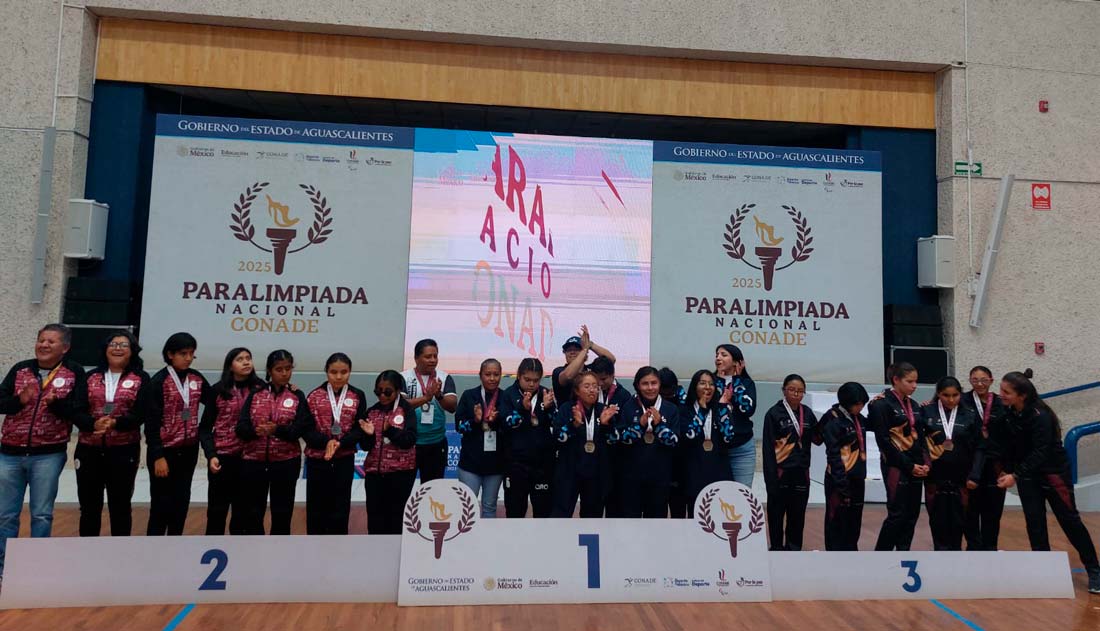 Concluye el Golbol de la Paralimpiada Nacional 2025 en Aguascalientes