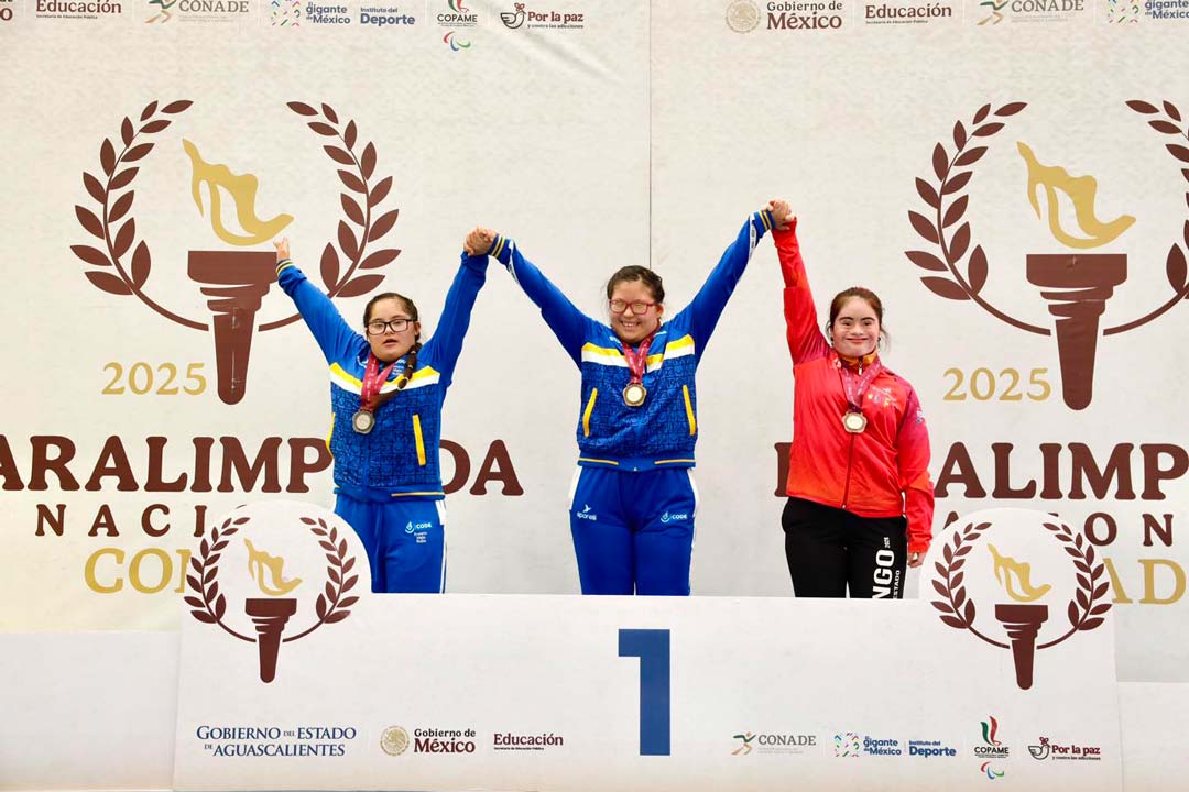 Definen primeras medallas en el Paratenis de mesa en la Paralimpiada Nacional 2025