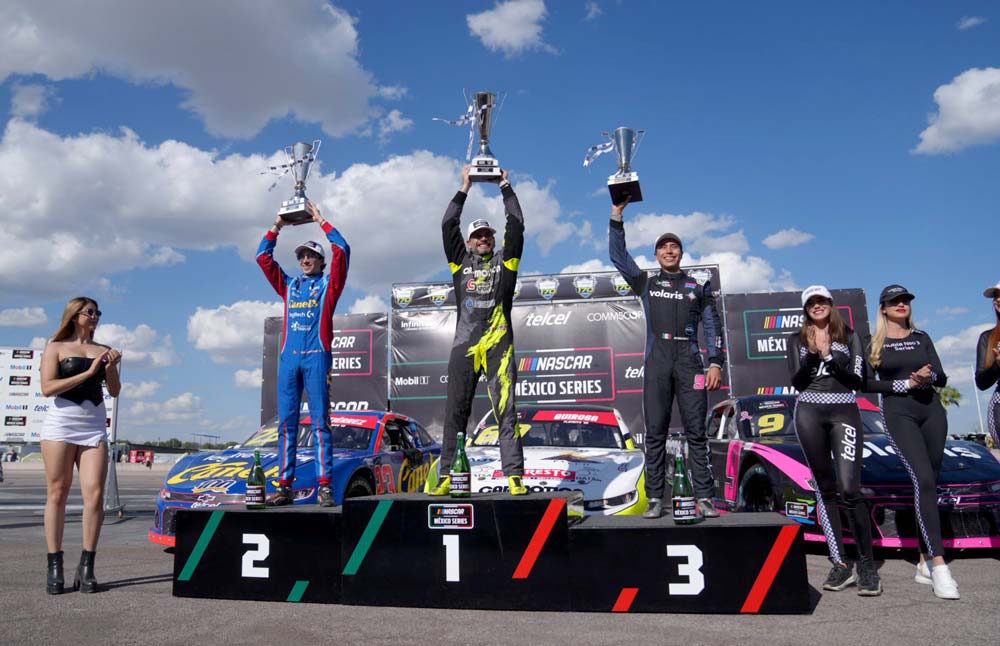 Germán Quiroga se lleva el triunfo en Aguascalientes en la Nascar Series