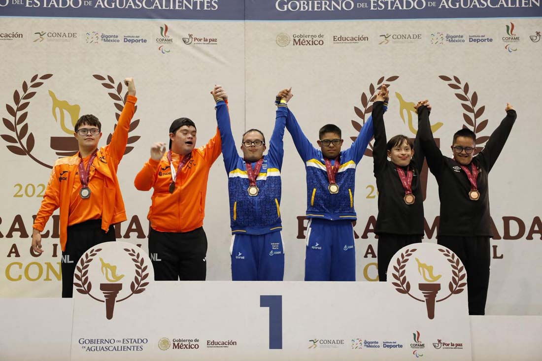 Jalisco domino el paratenis de mesa en la Paralimpiada Nacional 2025