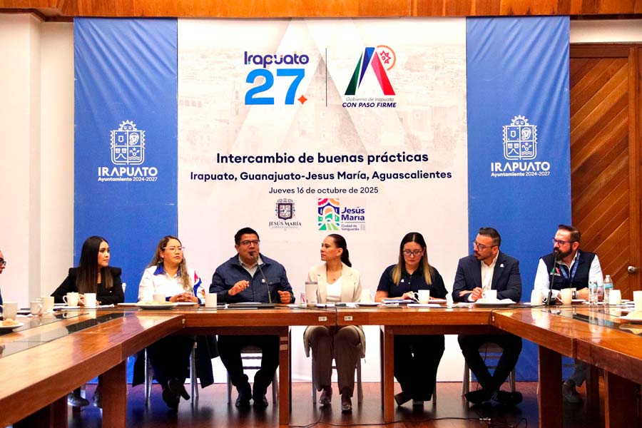 Jesús María e Irapuato fortalecen cooperación Intermunicipal