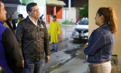 Leo Montañez llevó el programa Presidente de Frente al Fraccionamiento La Casita