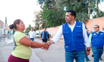 Leo Montañez realizó gira de trabajo en las colonias Vicente Guerrero e Insurgentes