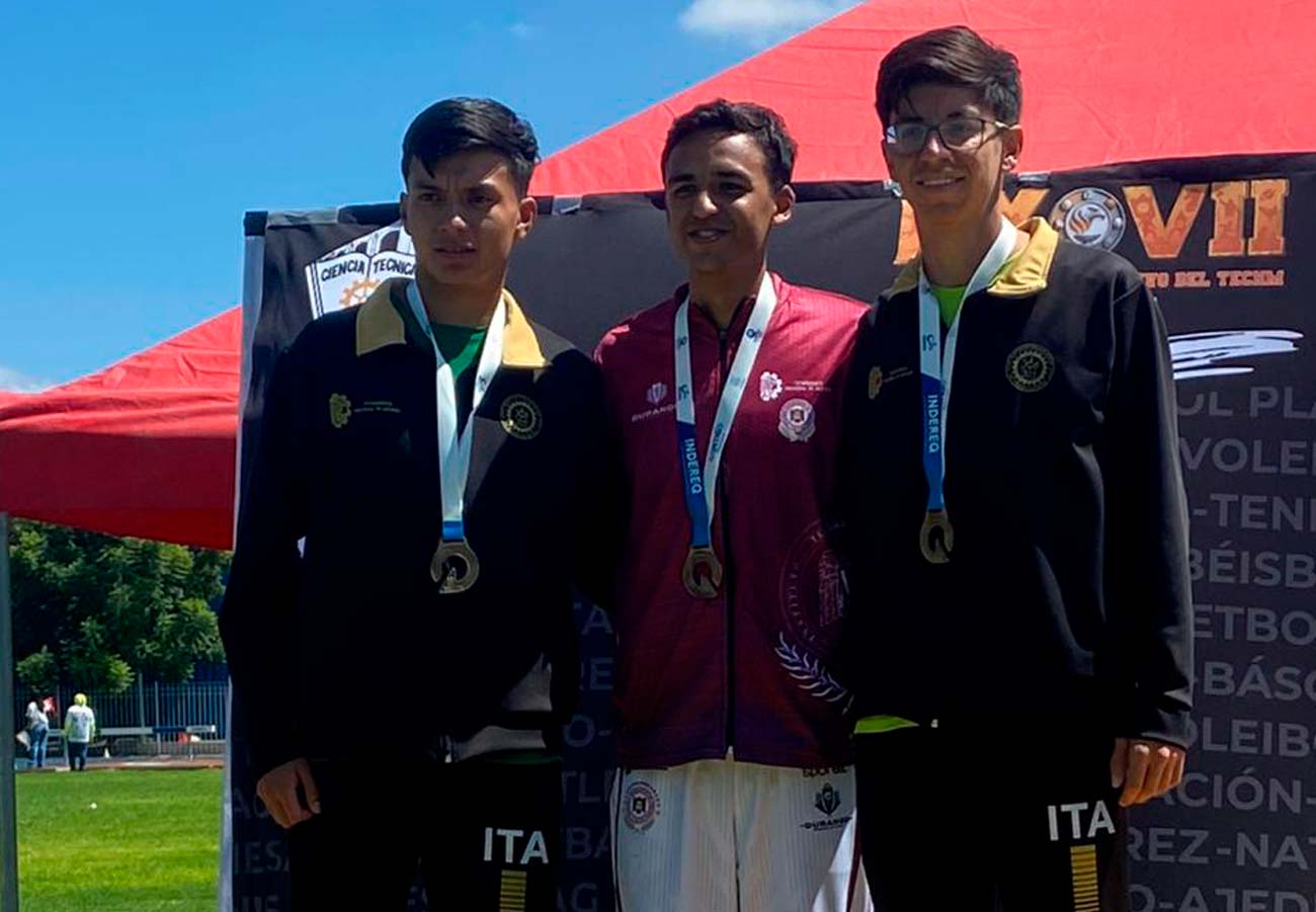 Par de medallas para el ITA en el Atletismo del Nacional TecMN 2025