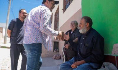 Realiza Leo Montañez supervisión de obras y entrega de apoyo auditivo