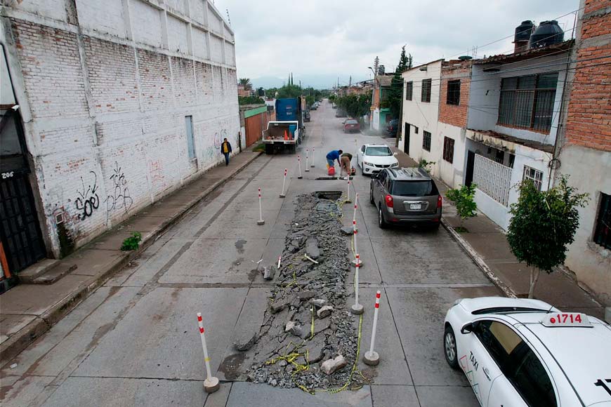 Realiza MIAA obra de alcantarillado en la colonia vicente guerrero para evitar brotes