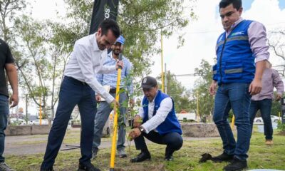 Realiza Municipio de Aguascalientes arborización en canal interceptor