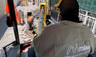 Rehabilita MIAA red de alcantarillado sanitario en la colonia San Pablo