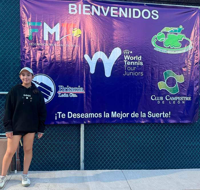 Tenista de Aguascalientes inicia con triunfo en el torneo J60 del ITF World Tennis Tour Junior