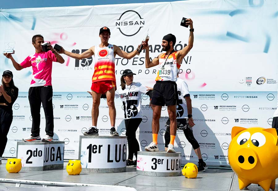 Todo un éxito la 15 edición del Medio Maratón Nissan 2025